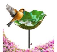 jamgeery Mangiatoia per da terra,Design a Resistente alle Intemperie - Abbeveratoio D'In Metallico | Balcone, Patio, Terrazza, Giardino, Cortile, Portico, Esterno