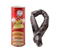 jamgeery Scherzi del pesce d'aprile, scherzo del serpente con patatine fritte - Gli snack con patatine possono sorprendere,Giocattolo a molla per salto spaventato, scherzi con bavaglio, giocattoli per