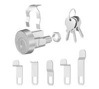 jamgeery Serratura Cassetta Lettere con Chiavi Sostitutive | Serratura per Mobile Archiviatore con 3 Chiavi | Forniture Domestiche per Balcone Ingresso Patio Giardino Portico