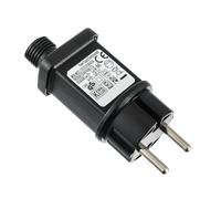 JAMHER 31V 3.6W Spina Trasformatore IP44 Alimentatore Luci Natale con Temporizzatore 8 Modelli per Luci di Natale Luci Lampeggianti Lucine Luci di Ghiaccioli Luci di Rete(1 Pezzi)