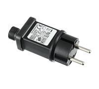 JAMHER 31V 6W Spina Trasformatore IP44 Alimentatore Luci Natale con Temporizzatore 8 Modelli per Luci di Natale Luci Lampeggianti Lucine Luci di Ghiaccioli Luci di Rete(1 Pezzi)