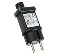 JAMHER 31V 9W Spina Trasformatore IP44 Alimentatore Luci Natale con Temporizzatore 8 Modelli per Luci di Natale Luci Lampeggianti Lucine Luci di Ghiaccioli Luci di Rete(1 Pezzi)