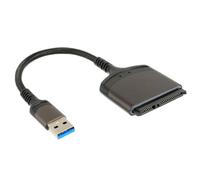 JAMHER Adattatore SATA USB 3.0, USB a SATA 22 Pin Cavo adattatore per hard disk da 2,5" SSD e laptop