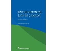 Jamie Benidickson Environmental Law in Canada (Tascabile)