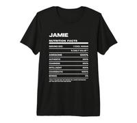 Jamie Dichiarazione Nutrizionale Nome Divertente Maglietta Premium