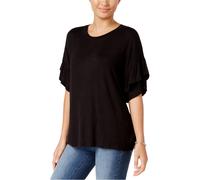 Jamie E Layla Maglietta Basic Con Maniche Ruffle