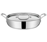 Tefal E3069034 Padella Bassa, 30 cm, Jamie Oliver, Inossidabile, Acciaio Inox