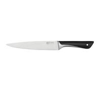Jamie Oliver by Tefal K26702 - Coltello per carne/prosciutto da 20 cm, elevate prestazioni di taglio, design inconfondibile, coltelli durevoli e durevoli, acciaio inox/nero