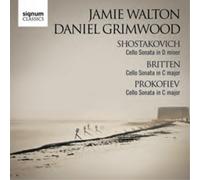 Jamie Walton Shostakovich: Cello Sonata in D Minor/... (CD) Album