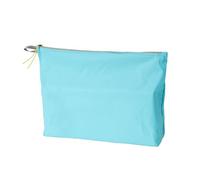 JAMIEKA Multiurpose, organizer da viaggio per acqua, campeggio, articoli da toeletta da viaggio, borsa da toeletta con cerniera, in nylon, rivestita in silicone, Blu L, Bellezza di massa