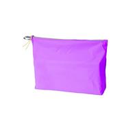 JAMIEKA Multiurpose, organizer da viaggio per acqua, campeggio, articoli da toeletta da viaggio, borsa da toeletta con cerniera, in nylon, rivestita in silicone, P urpla M, Bellezza di massa