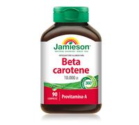 JAMIESON BETA CAROTENE 10000 IU 90 Cpr - RINFORZO OSSA E PROTEZIONE PELLE DAL SO