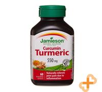 Jamieson Curcuma Curcumina 550mg 60 Pillole Sollievo Articolazioni Dolore