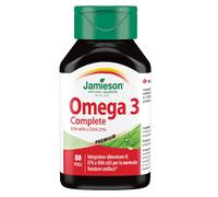 Jamieson Omega 3 Complete 80 perle Olio di Pesce Integratore alimentare Epa Dha