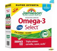 Jamieson Omega 3 Select IFOS Duo Pack - 300 softgels - 2 confezioni da 150 softg