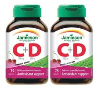 Jamieson Vitamina C 500 + D Compresse 2x75 pz Compresse