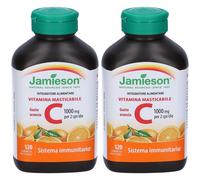 Jamieson Vitamina C Masticabile 1000 Mg Set da 2 2x120 pz Compresse
