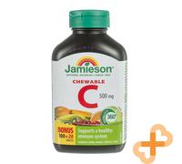 Jamieson Vitamina C Masticabile 500mg N120 Immune Supporto Compresse Arancio