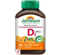 JAMIESON VITAMINA D MASTICABILE ARANCIA 100 COMPRESSE
