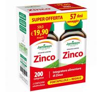 JAMIESON ZINCO DUO PACK 2 X 100 cpr INTEGRATORE ALTO DOSAGGIO DI ZINCO