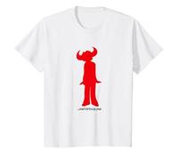 Jamiroquai Logo Ufficiale Buffalo Rosso Maglietta, Bambini, Bianco, 2 Anni