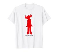 Jamiroquai Logo Ufficiale Buffalo Rosso Maglietta, Uomo, Bianco, L