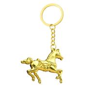 JAMNGHB 2026 Portachiavi con accento di cavallo abbracciato dai giovani per un'estetica moderna ed espressione quotidiana portachiavi con ciondolo a forma di cavallo, Oro, Taglia unica
