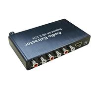 JAMNGHB 4K 3D 5.1 Canali 5.1CH Estrattore Suono Decodifica Video Convertitore per Console di Gioco Laptop a HDTV Monitor Home Theater