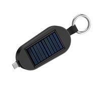 JAMNGHB Adattatore solare leggero per telefono con capacità integrata di 3000 mAh e design resistente all'acqua, ideale per campeggio, escursionismo, viaggi e adattatore portatile di tipo C