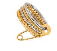 JAMNGHB Anelli impilabili in acciaio inox dal design moderno minimalista, portatili, regolabili, per l'uso quotidiano, 3 stili per l'uso quotidiano, Misura unica, come descritto, come descritto