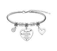 JAMNGHB Braccialetto a catena con perline alla moda, unisex, in acciaio Ti, delicato sulla pelle, da indossare tutti i giorni