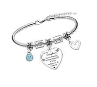 JAMNGHB Braccialetto a catena con perline alla moda, unisex, in acciaio Ti, delicato sulla pelle, da indossare tutti i giorni