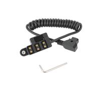 JAMNGHB Cavo splitter per batteria a V resistente con display digitale di tensioni per supporto di ricarica simultaneo del dispositivo, splitter per batteria, supporto per cavo a D TAP Link