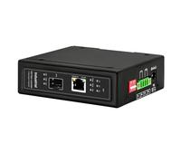 JAMNGHB Convertitori in fibra ottica 10G ad alta velocità con POE da 90W e montaggio su guide DIN per reti esterne Convertitori industriali in fibra Poet