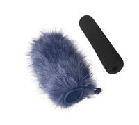 JAMNGHB Copertura per microfono con coniglietti lisci per interviste sul campo e riduzione efficace del rumore del vento dal vivo, copertura antivento professionale per microfono