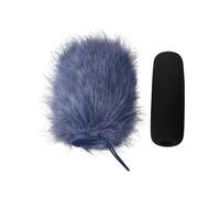 JAMNGHB Copertura per microfono con coniglietti lisci per interviste sul campo e riduzione efficace del rumore del vento dal vivo, copertura antivento professionale per microfono