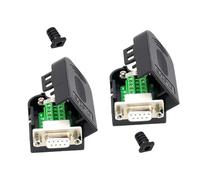 JAMNGHB D SUB 9Pin RS232 Adattatori RS485 RS422 Collegamento Con Viti Di Montaggio/Dado E Facile Installazione Tax Control Macchina Connettore