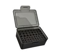 JAMNGHB Efficiente Cassa Del Supporto Della Batteria per 54 2A 3A Batterie Trasparenti Copertura Struttura Risparmio di Spazio Materiali PP Costruzione Scatola di Immagazzinaggio Batteria