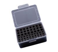 JAMNGHB Efficiente Cassa Del Supporto Della Batteria per 54 2A 3A Batterie Trasparenti Copertura Struttura Risparmio di Spazio Materiali PP Costruzione Scatola di Immagazzinaggio Batteria