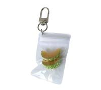 JAMNGHB Portachiavi fatto a mano alla moda con frutta Hamimelon per uomo donna ciondolo borsa accessori per telefono decorazione elegante, Melone a fette, Taglia unica