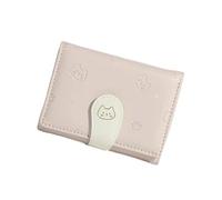 JAMNGHB Portafoglio compatto per le donne in pelle PU porta carte di credito grande capacità frizioni borsa a tre pieghe borse signore soldi borsa donna sacchetto di soldi, A, Bellezza di massa