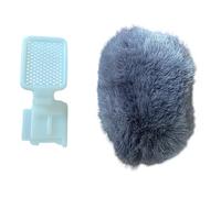 JAMNGHB Pratica copertura antivento in peluche accessorio hot shoe adatto per fotocamere montate riducendo il rumore ambientale accessorio parabrezza riduzione del rumore del vento adatto F
