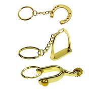 JAMNGHB Set di 3 portachiavi equestri, in lega, da appendere, per amanti dei cavalli, cavalieri, professionisti, appassionati di equitazione
