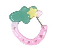 JAMNGHB Stili alla moda Moschettone Portachiavi Acrilico Trasparente Frutta Modello Accessorio Titolare Per Le Donne Uomini Regali Trendy Portachiavi Accessori, Stella Hollow Strawber, Taglia unica