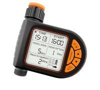 JAMNGHB Timer automatico dell'acqua da giardino con funzione di ritardo della pioggia e modalità manuale per controller per irrigazione da giardino all'aperto Timer per irrigazione da giardinaggio