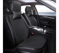 JAMNIK Coprisedili Auto per Dacia Nova/Supernova/Sandero/Sandero Stepway/Solenza 2000-2023 2024, Set Completo Copri Sedile Auto, Traspirante Accessori Auto,Black