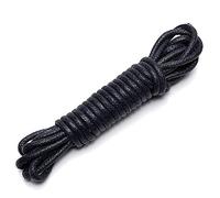 Jamron 2.5mm Spesso Rotondo Lacci delle Scarpe per le Scarpe da Ginnastica Stivali Scarpe da Sera 11 Colori Lunghezza-180 CM Nero
