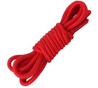 Jamron 4mm di Larghezza Poliestere Rotondo Lacci delle Scarpe per Scarpe da Ginnastica Stivali Scarpe da Sera P17 Rosso 150 CM