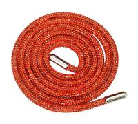 Jamron Un Pezzo 6MM Glitterati Lacci Rotondi per Scarpe con Strass Corda di Ricambio per Felpa con Cappuccio SN0712111-2 Arancione 120CM