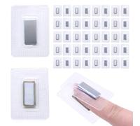 Jamsinmu Magneti nascosti per cucire pulsanti magnetici invisibili cucite in blocco magnetico in PVC per tessuto da cucire, tende, borse di abbigliamento Silver-F1520